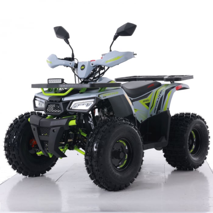 Atv Asix Hunter 125cc, roti 8 inch, 1+1 viteze, culoare gri lime