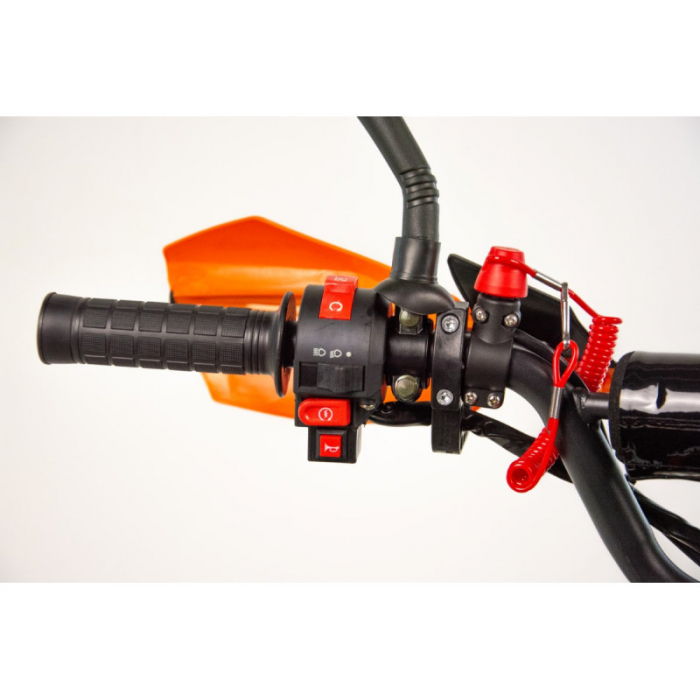 Atv copii Asix Muddy A2 110cc, roti 7 inch, 1+1 viteze, culoare negru/albastru [12]