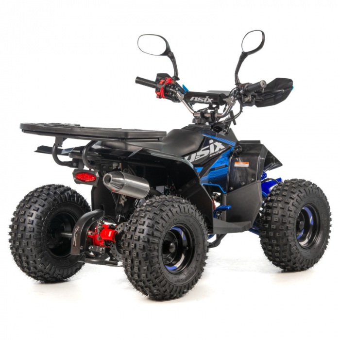 Atv copii Asix Muddy A2 110cc, roti 7 inch, 1+1 viteze, culoare negru/albastru [4]