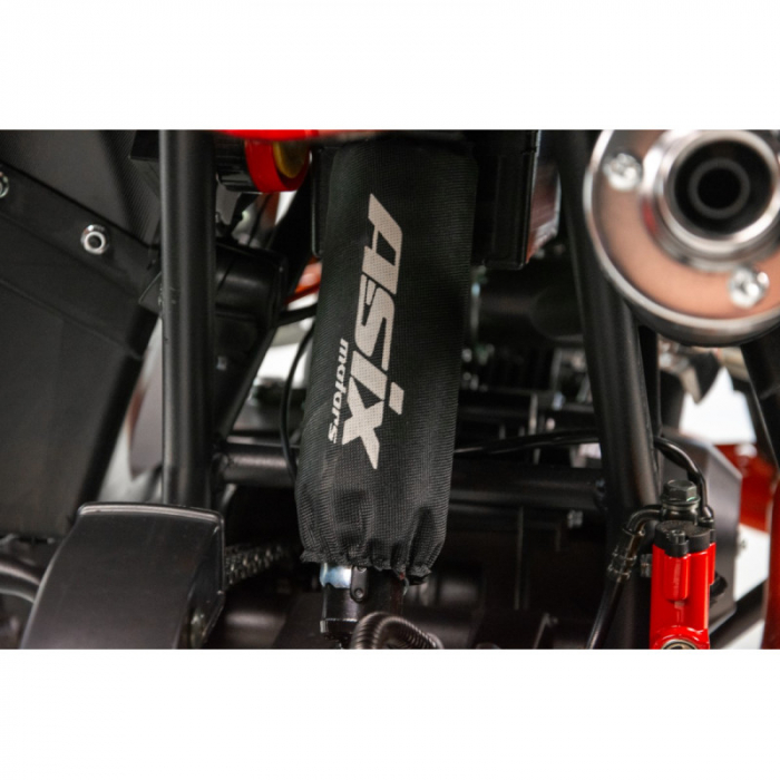 Atv copii Asix Muddy A2 110cc, roti 7 inch, 1+1 viteze, culoare negru/portocaliu [10]