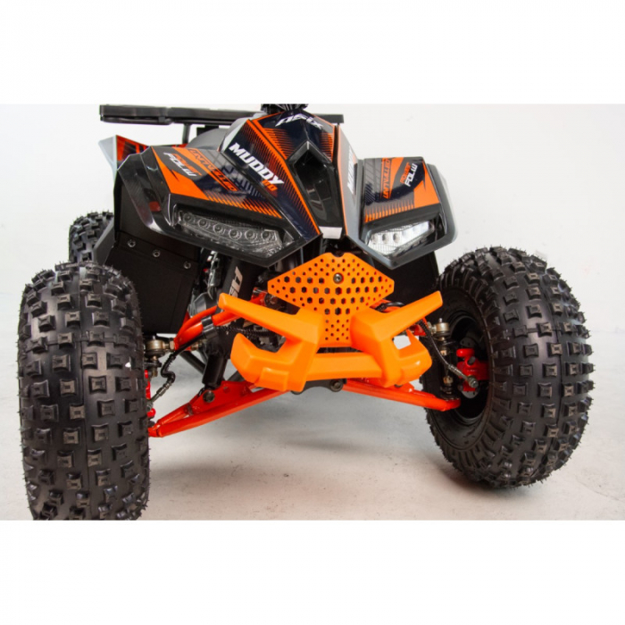 Atv copii Asix Muddy A2 110cc, roti 7 inch, 1+1 viteze, culoare negru/portocaliu [9]