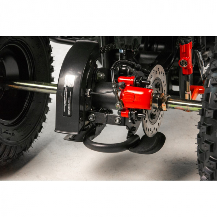 Atv copii Asix Muddy A2 110cc, roti 7 inch, 1+1 viteze, culoare negru/verde [13]