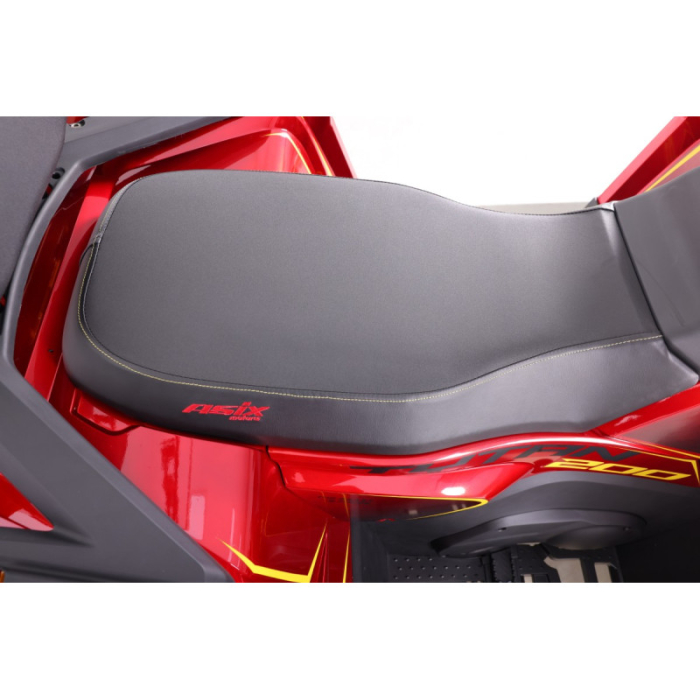 ATV Asix Tytan 200cc, roti 10 inch aluminiu, 1+1 viteze, culoare rosu/galben [24]
