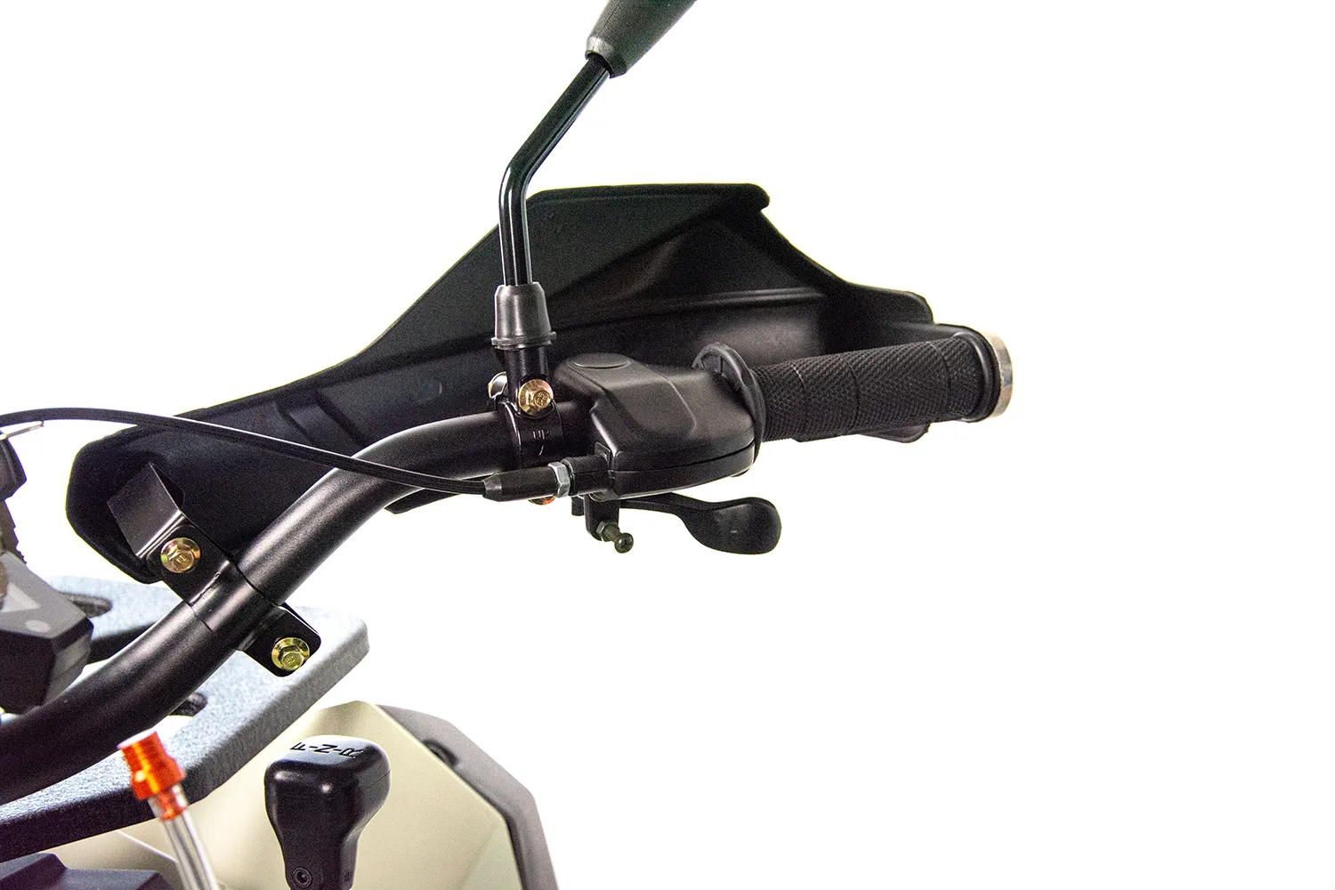 ATV Asix Magnum EEC 200cc, roti 10 inch, 1+1 viteze, inregistrabil T3B, culoare alb/portocaliu [14]