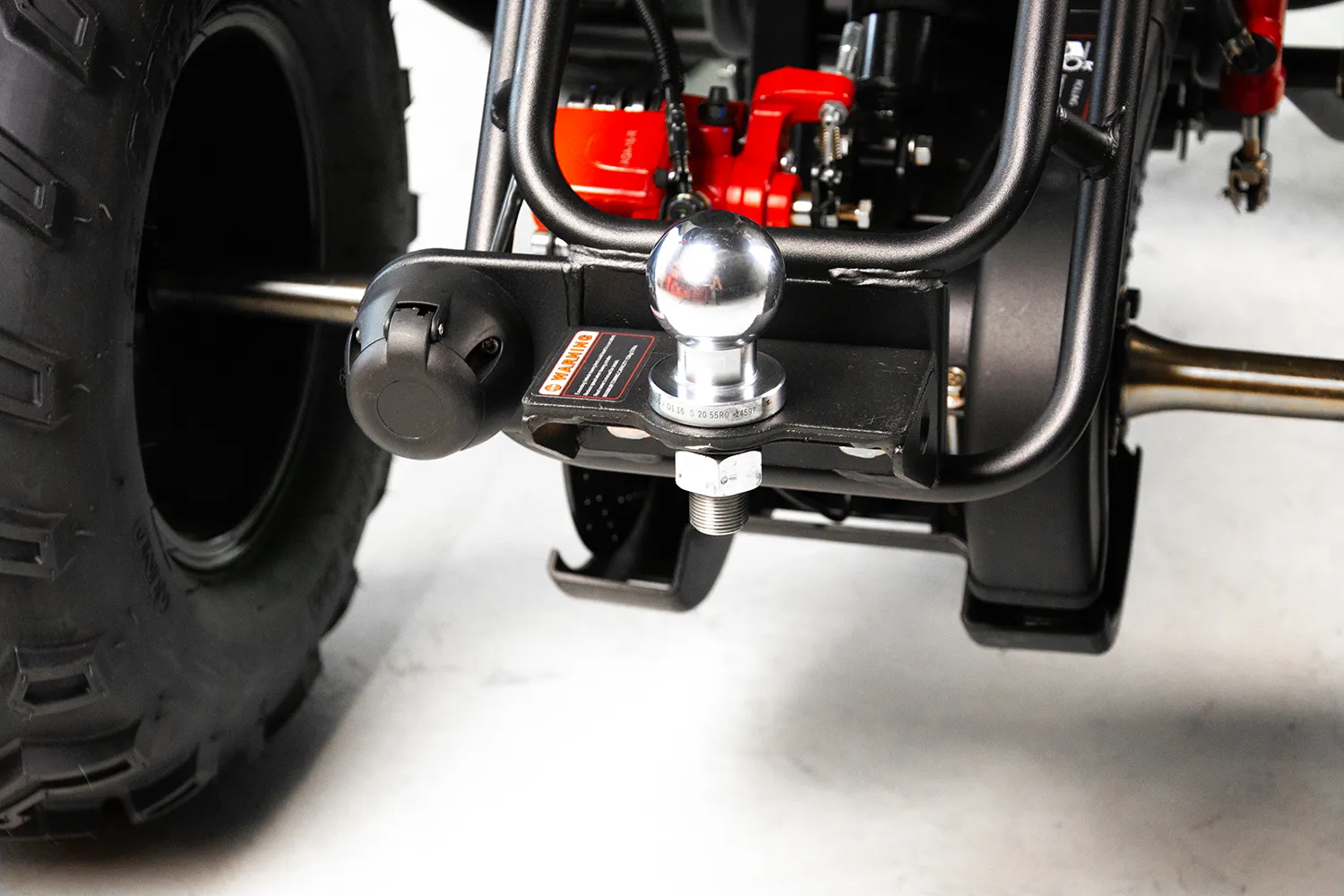 ATV Asix Magnum EEC 200cc, roti 10 inch, 1+1 viteze, inregistrabil T3B, culoare alb/portocaliu [15]