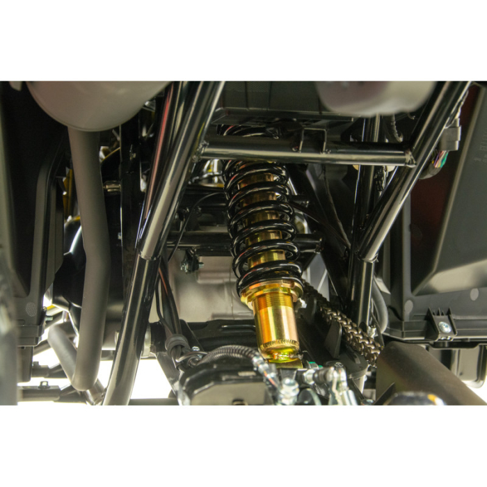 ATV Asix Gladiator RR 200cc, roti 10 inch,1+1 viteze, racire ulei, culoare albastru/portocaliu [17]