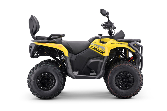 ATV Asix Gladiator RS, 200cc, roti 10 inch,1+1 viteze, injectie si racire apa, culoare galben/gri [2]