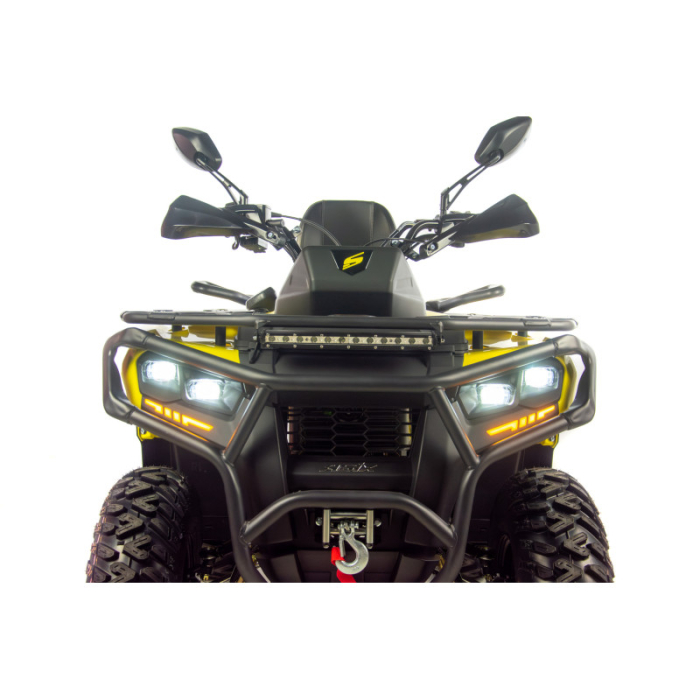 ATV Asix Gladiator RR 200cc, roti 10 inch,1+1 viteze, racire ulei, culoare albastru/portocaliu [10]