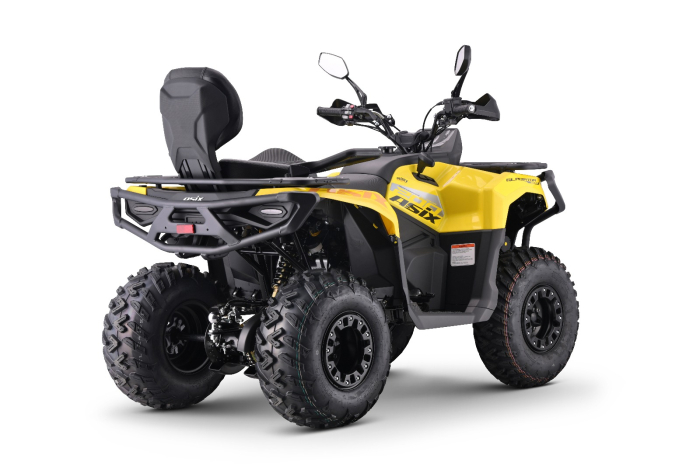 ATV Asix Gladiator RS, 200cc, roti 10 inch,1+1 viteze, injectie si racire apa, culoare galben/gri [3]