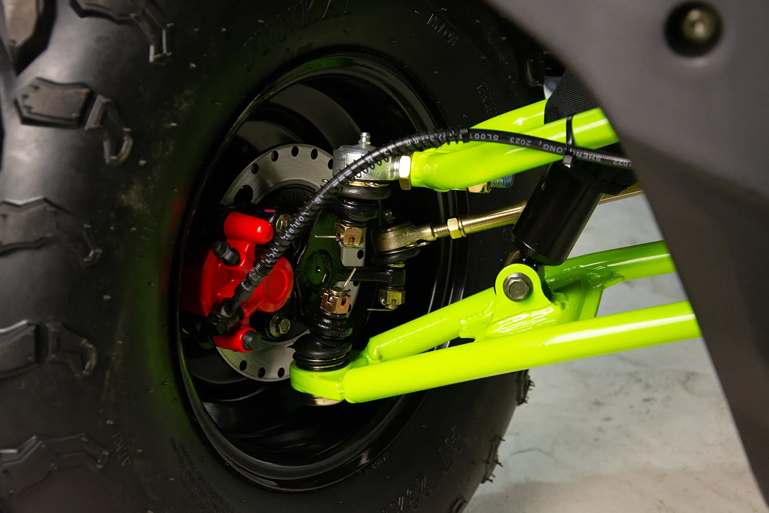 ATV Asix Ranger 250cc, roti 10 inch,1+1 viteze, jante tabla, culoare negru/verde [10]
