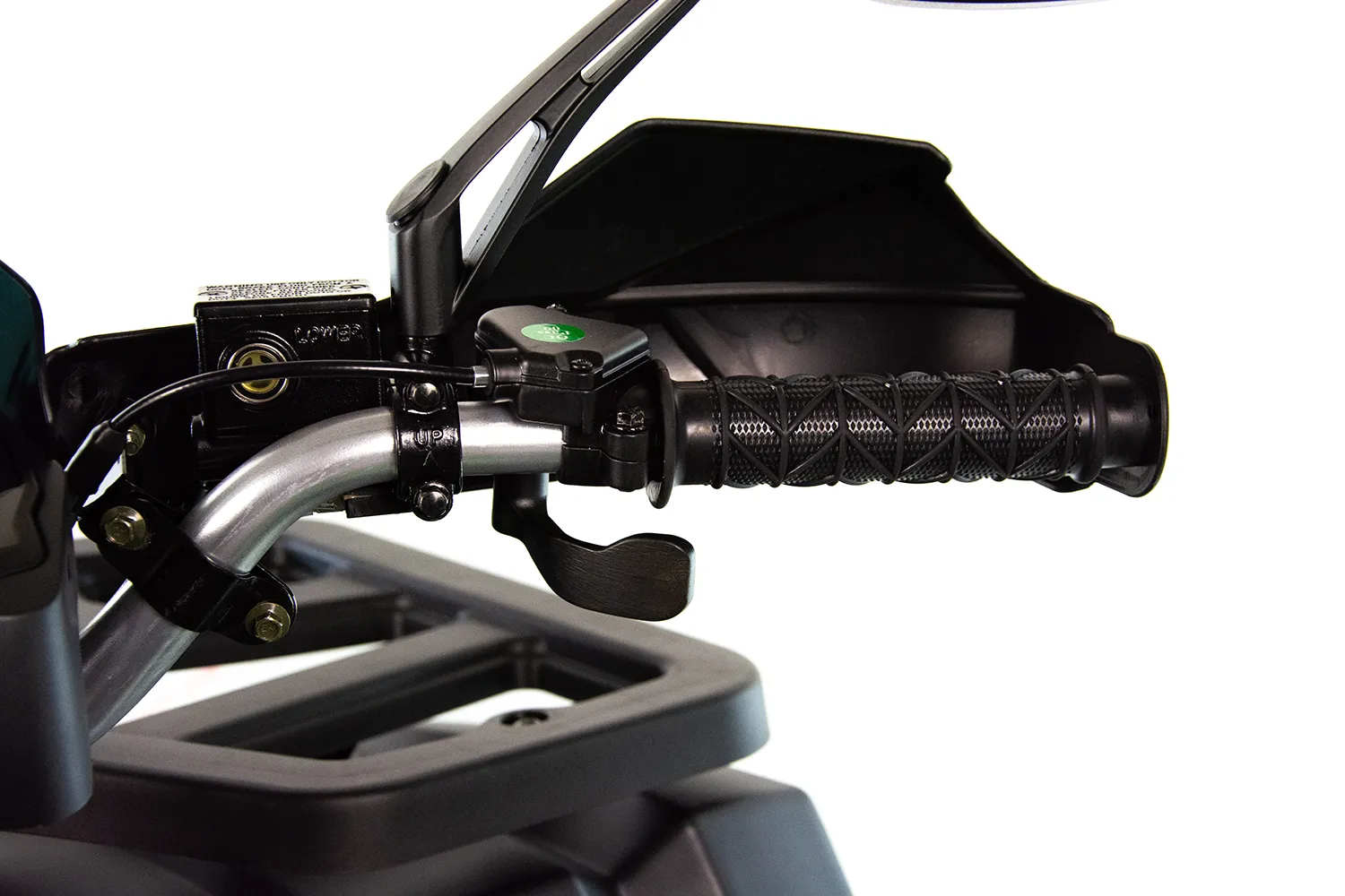 ATV Asix Ranger 250cc, roti 10 inch,1+1 viteze, jante tabla, culoare negru/verde [23]