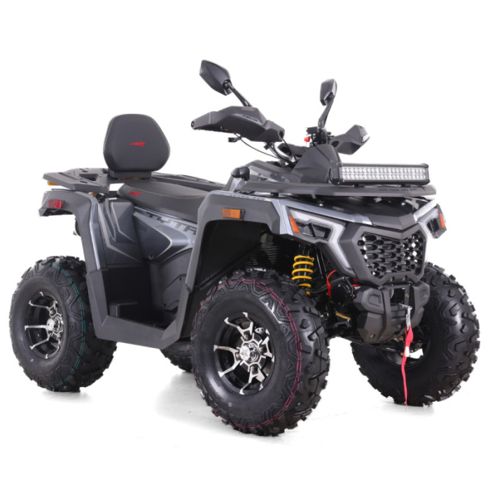 ATV Asix Tytan 200cc, roti 10 inch aluminiu, 1+1 viteze, culoare gri/negru [5]