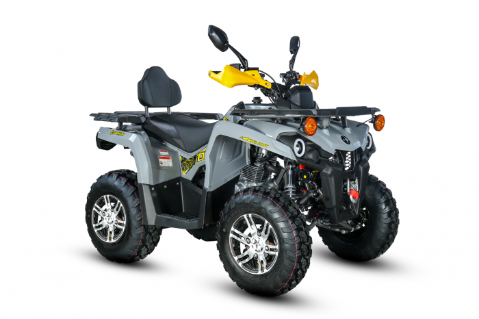 ATV Barton Discover 200cc, culoare gri, roti aluminiu, inmatriculabil