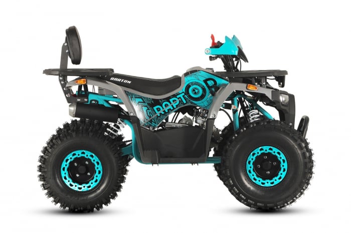 ATV Barton Raptor 125cc, 4 timpi, roti de 8 , culoare albastru