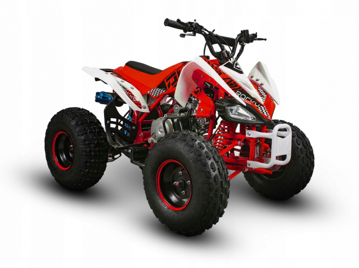 ATV Barton Rocky125cc, 4 timpi, roti de 8  , culoare alb rosu