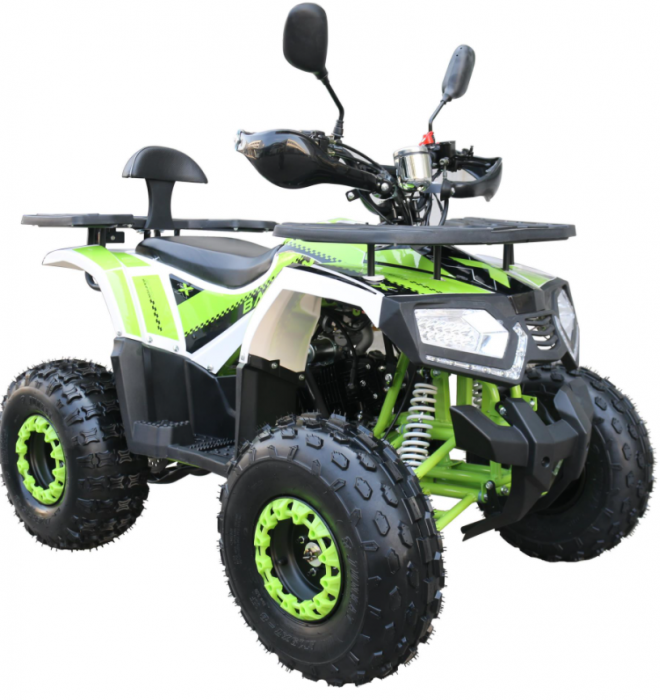 ATV Barton T-Rex 125cc, 4 timpi, roti de 8 , culoare verde