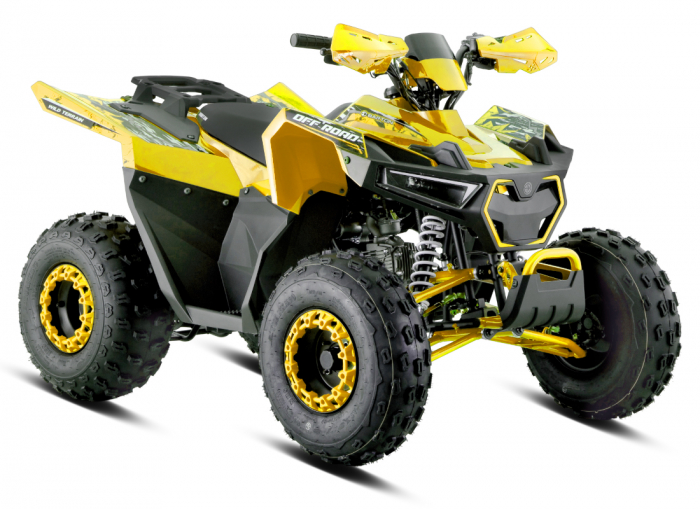 ATV Barton Terrax 125cc, 4 timpi, 3+1 viteze, roti de 8  , culoare galben