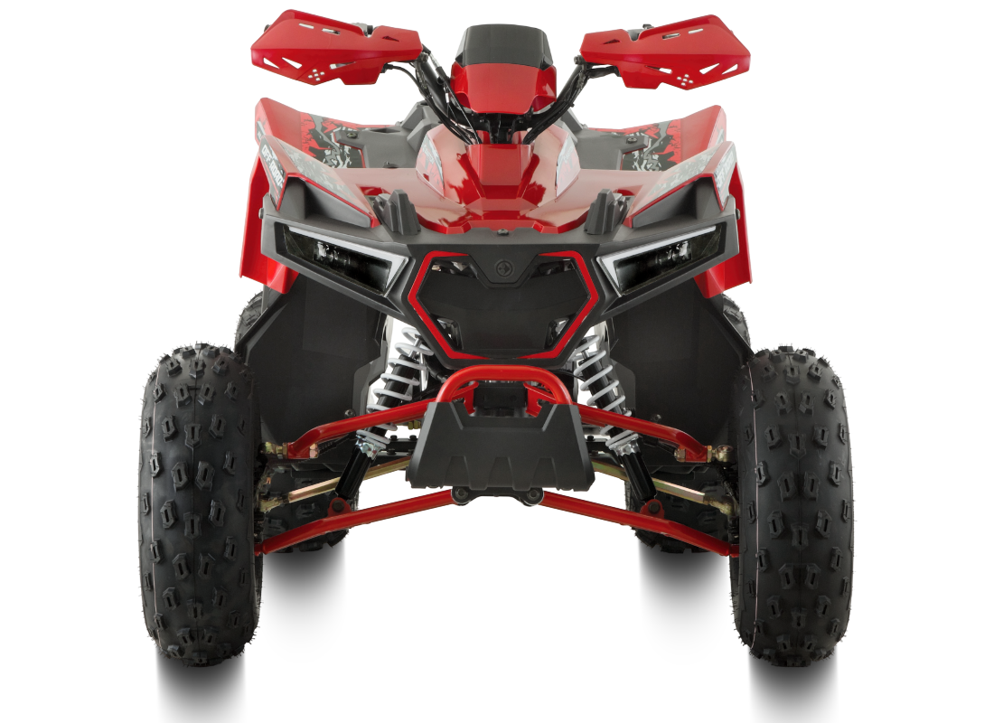 ATV Barton Terrax 125cc, 4 timpi, 3+1 viteze, roti de 8", culoare rosu [4]