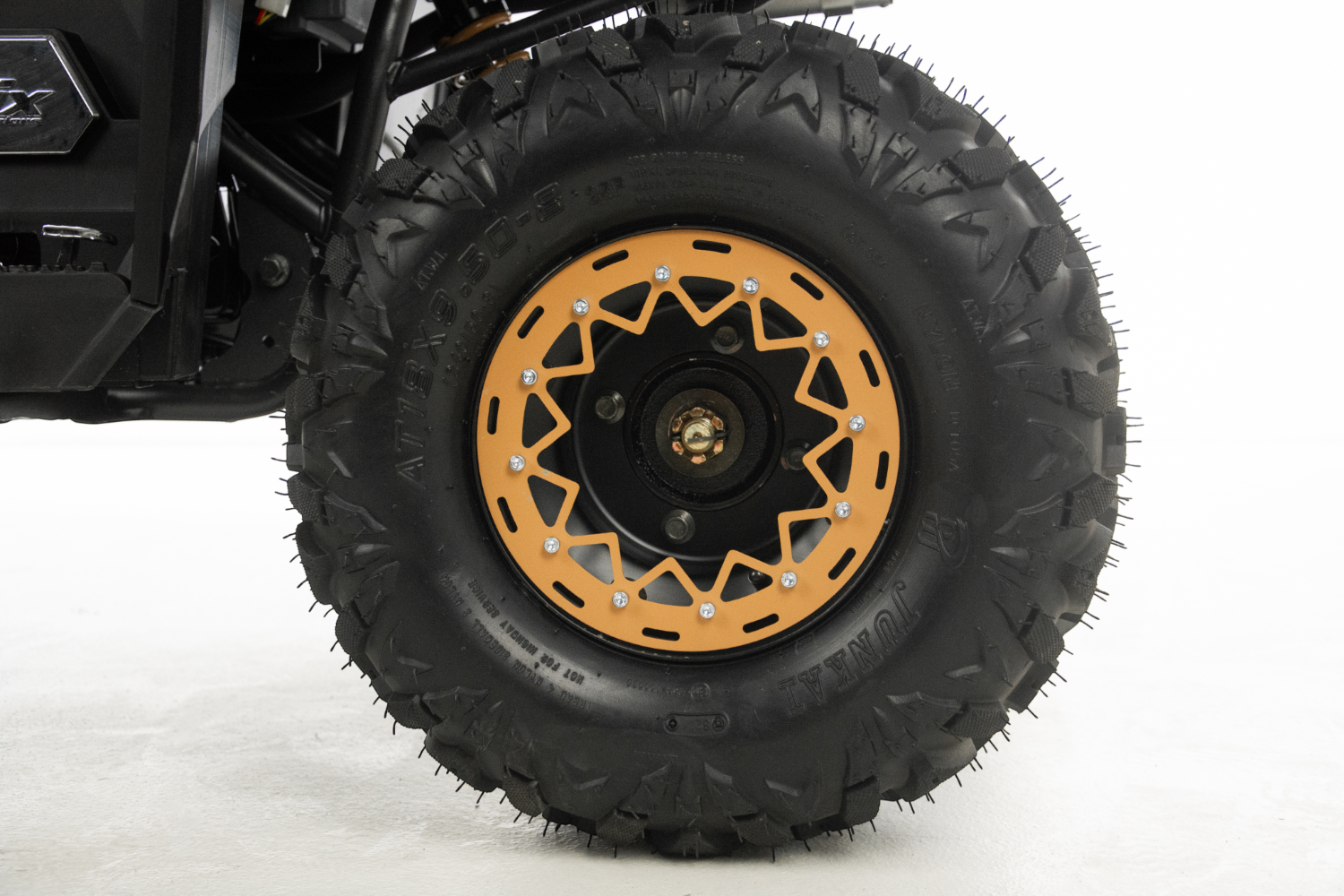 Atv copii Asix Grizzly 125cc, roti 8 inch, 3+1 viteze, culoare bleumarin/verde [14]