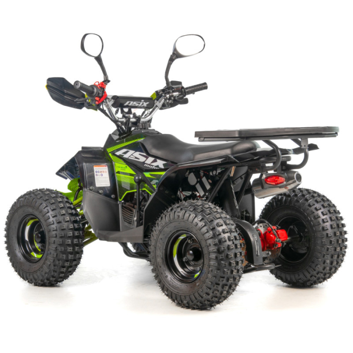 Atv copii Asix Muddy A2 110cc, roti 7 inch, 1+1 viteze, culoare negru/verde [3]