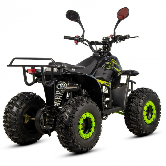 Atv copii XTR 001 big foot, roti 7 inch, 125cc, 4 timpi, 1+1, culoare negru/verde [3]