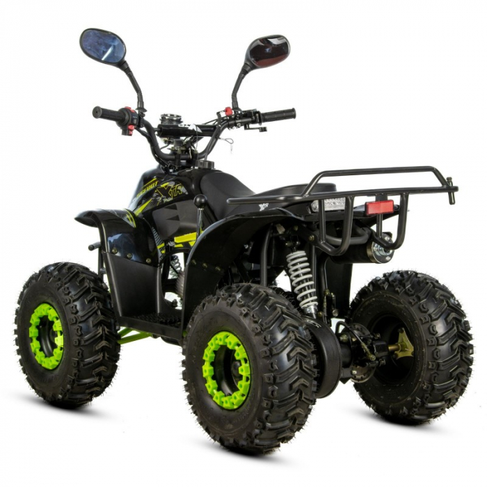Atv copii XTR 001 big foot, roti 7 inch, 125cc, 4 timpi, 1+1, culoare negru/verde [4]