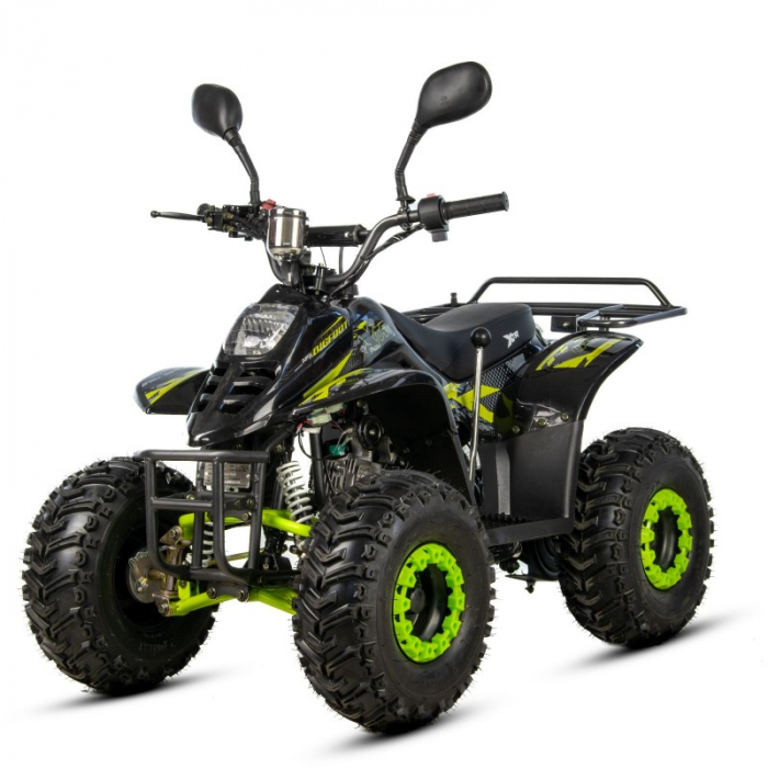 Atv copii XTR 001 big foot, roti 7 inch, 125cc, 4 timpi, 1+1, culoare negru/verde [6]