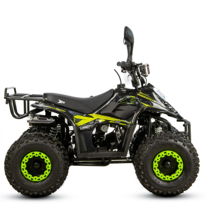 Atv copii XTR 001 big foot, roti 7 inch, 125cc, 4 timpi, 1+1, culoare negru/verde [2]