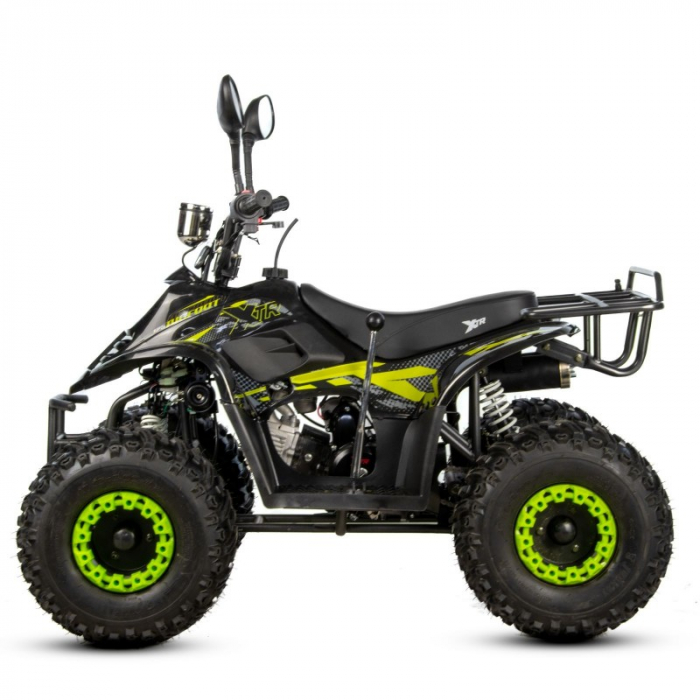 Atv copii XTR 001 big foot, roti 7 inch, 125cc, 4 timpi, 1+1, culoare negru/verde [5]