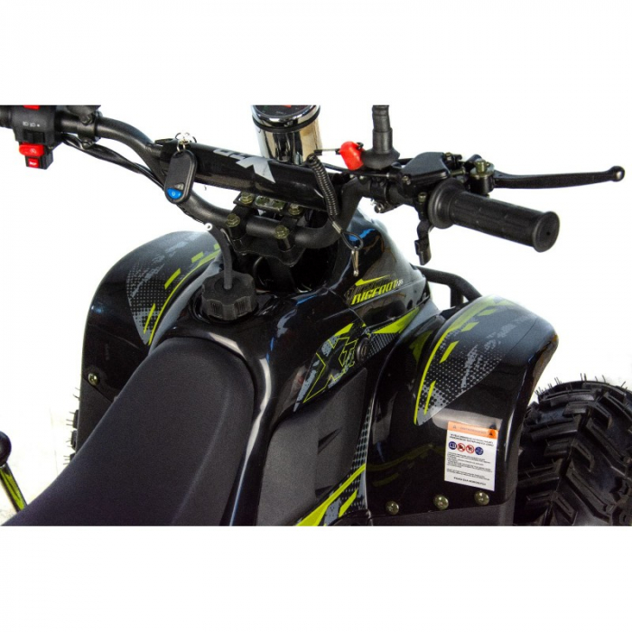 Atv copii XTR 001 big foot, roti 7 inch, 125cc, 4 timpi, 1+1, culoare negru/verde [12]