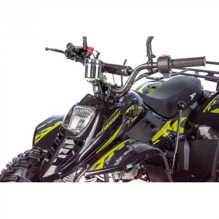 Atv copii XTR 001 big foot, roti 7 inch, 125cc, 4 timpi, 1+1, culoare negru/verde [18]
