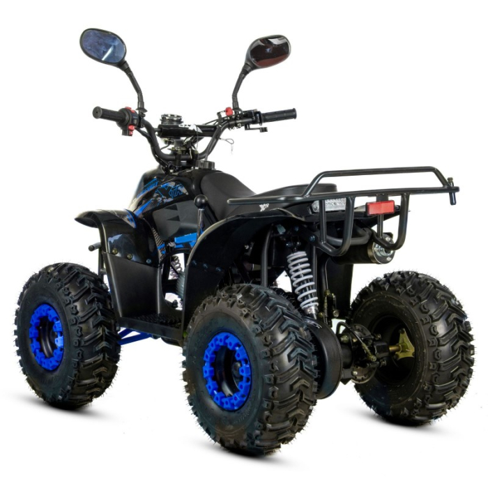 Atv copii XTR 001 big foot, roti 7 inch, 125cc, 4 timpi, 1+1, culoare negru/albastru [3]