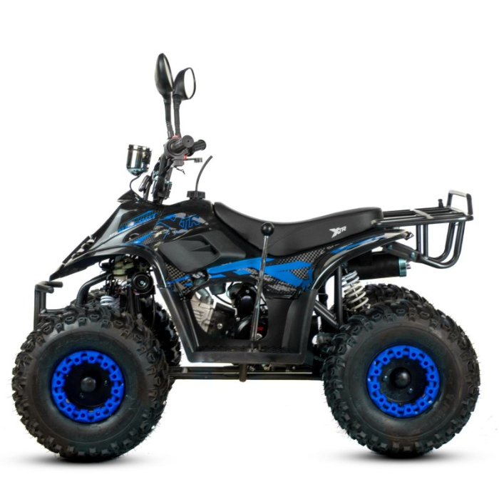 Atv copii XTR 001 big foot, roti 7 inch, 125cc, 4 timpi, 1+1, culoare negru/albastru [2]