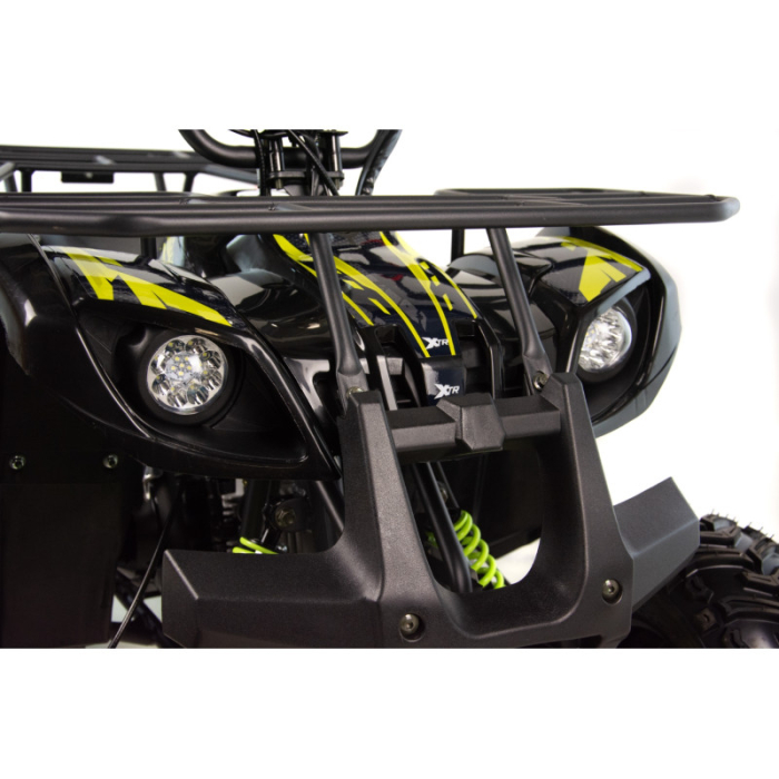 Atv copii XTR 006 Phyton, roti 7 inch, 125cc, 4 timpi, 1+1, pornire electrica, culoare negru/lime [10]