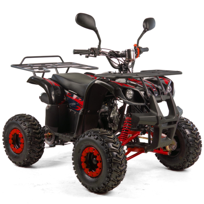 Atv copii XTR 006 Phyton, roti 7 inch, 125cc, 4 timpi, 1+1, pornire electrica, culoare negru/rosu [6]