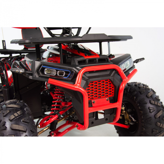 Atv copii XTR 018/8 Pro Discovery, roti 8 inch, 125cc, 4 timpi, 3+1, pornire electrica, culoare negru/albastru [7]