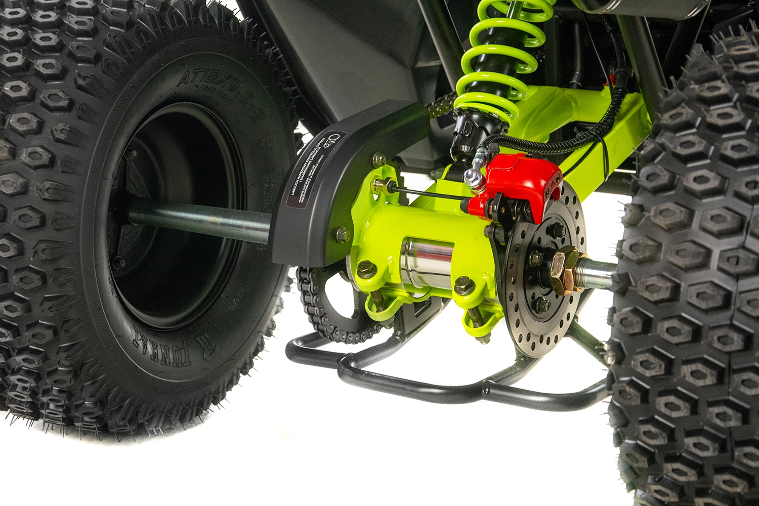 ATV copii XTR 022 ProShark 125cc, 8 inch, 1+1 viteze, pornire electrică, gri-albastru [23]