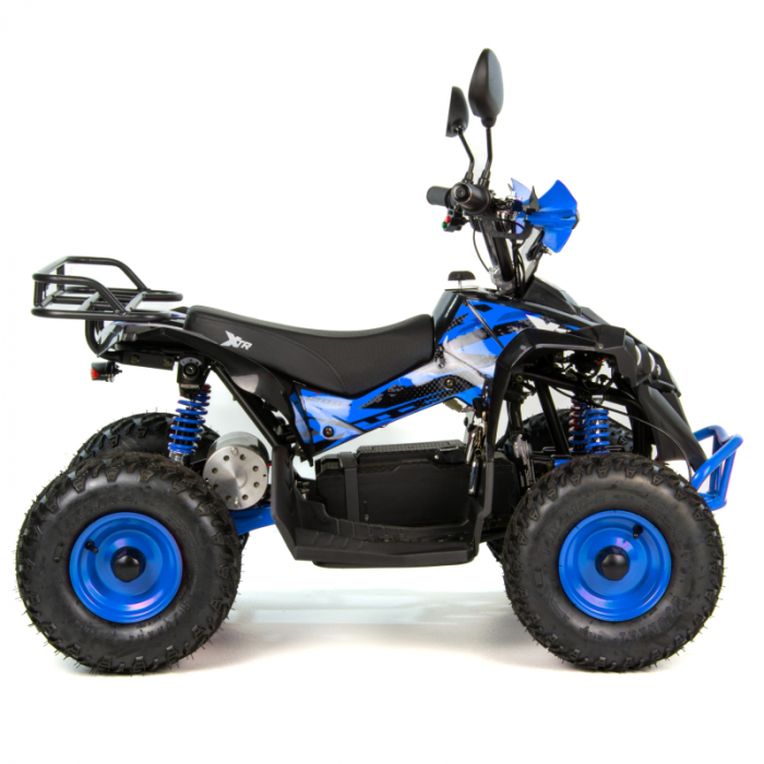 Atv electric copii XTR E-M12-6 1200W, culoare negru/albastru [2]