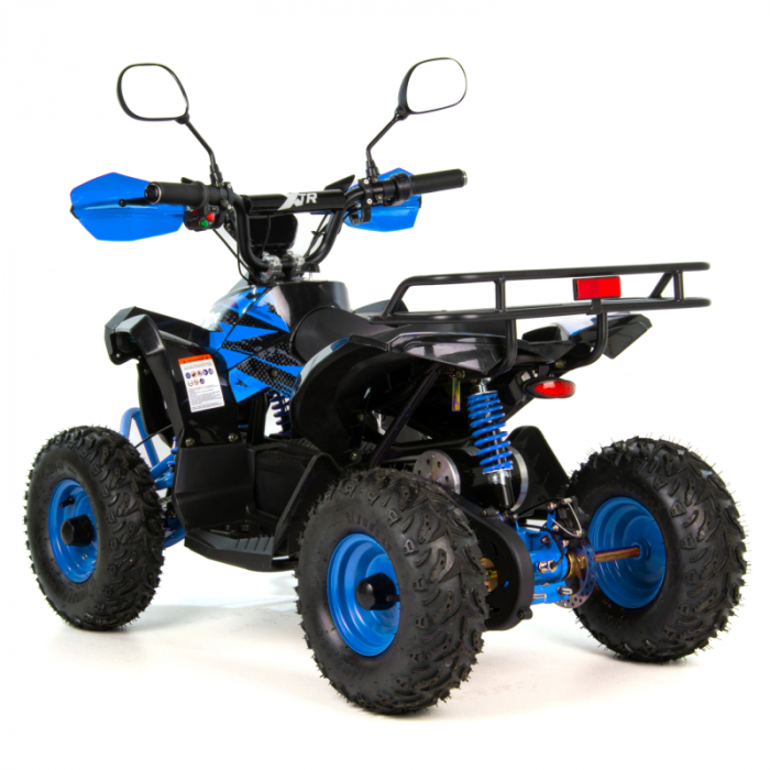 Atv electric copii XTR E-M12-6 1200W, culoare negru/albastru [3]