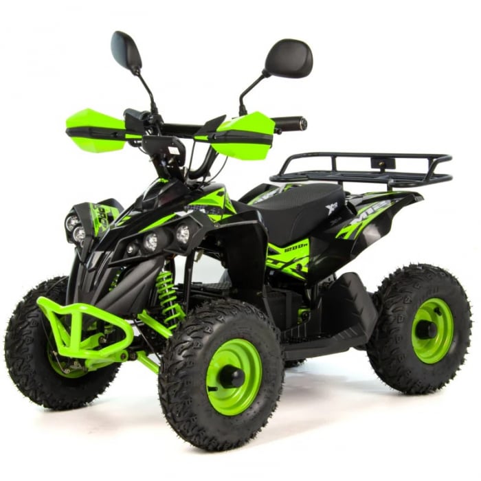 Atv electric copii XTR E-M12-6 1200W, culoare negru verde