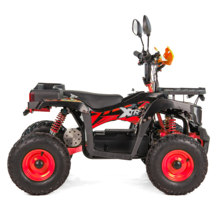 Atv electric copii XTR E-M14 1200W, culoare negru/rosu [2]