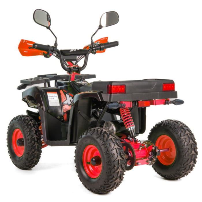 Atv electric copii XTR E-M14 1200W, culoare negru/rosu [4]