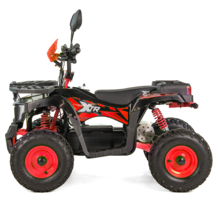 Atv electric copii XTR E-M14 1200W, culoare negru/rosu [5]