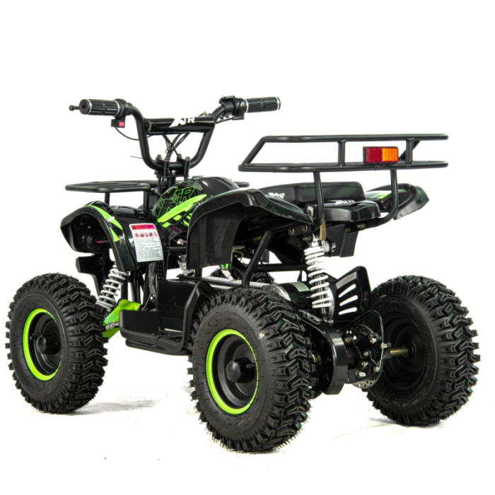 Atv electric copii XTR E-M7 1000W, culoare negru/lime [3]