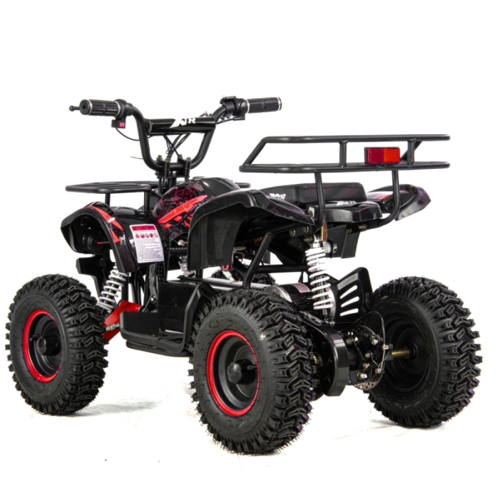 Atv electric copii XTR E-M7 1000W, culoare negru/rosu [3]