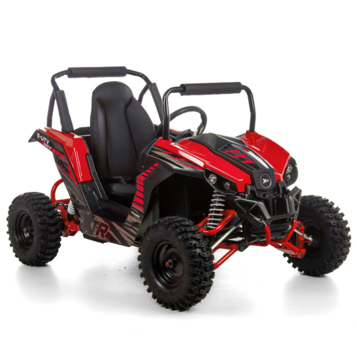 Mini E-UTV XTR, electric 1000W, culoare negru/rosu [6]