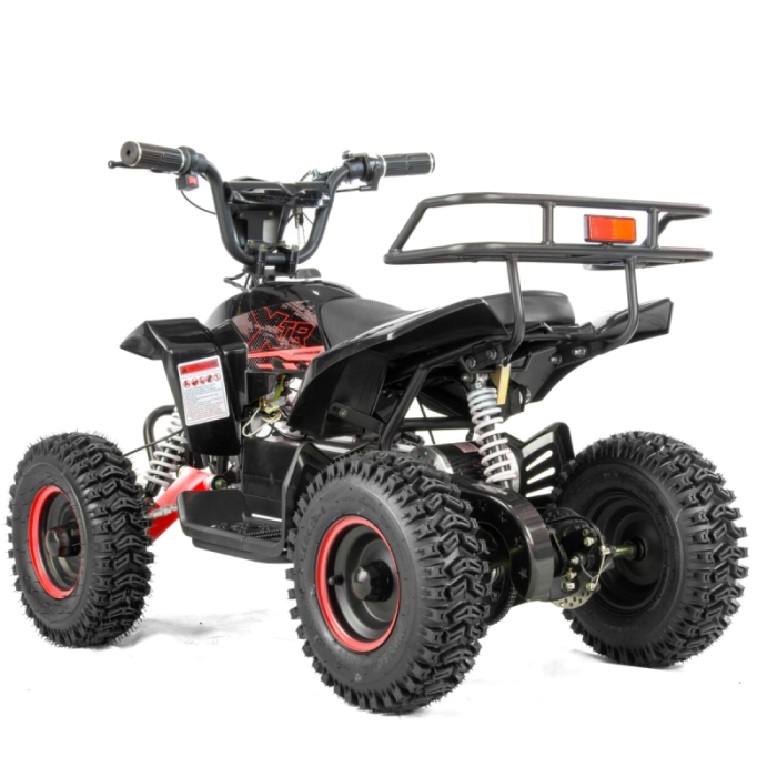 Atv electric copii XTR E-M8 1000W, culoare negru/rosu [3]