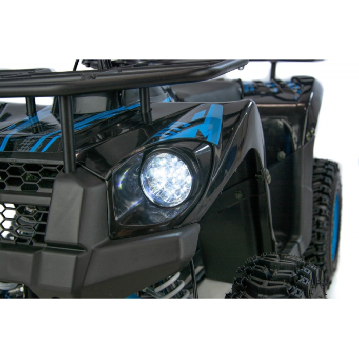 Atv electric copii XTR E-M9 1000W, culoare negru/albastru [14]