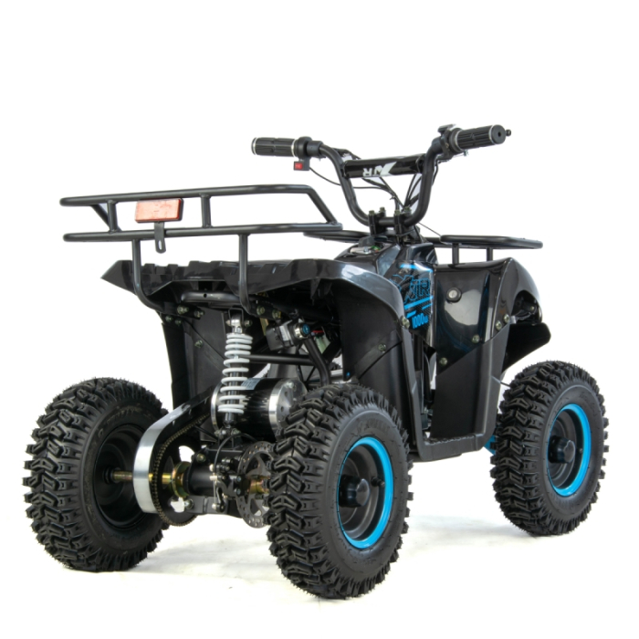 Atv electric copii XTR E-M9 1000W, culoare negru/albastru [4]
