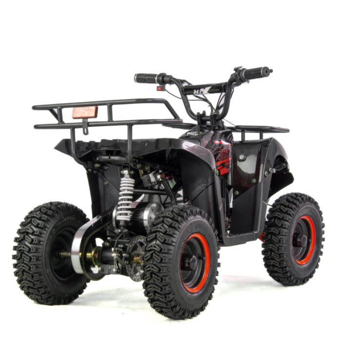 Atv electric copii XTR E-M9 1000W, culoare negru/rosu [4]